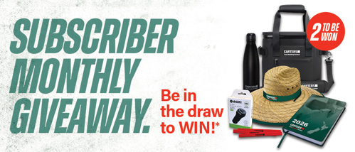 Subscriber monthly giveaway Jan 2026